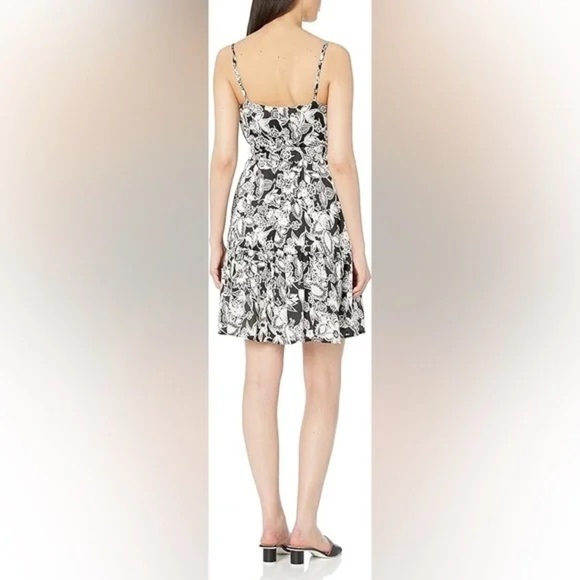 NINE WEST | Jojo Spaghetti Strap Tiered Mini Dress Size XL - Picture 2 of 4